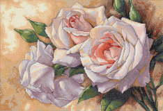 dim-white-roses
