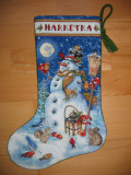 Bluemar – Snowman and Friends Stocking