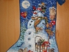 Bluemar mamka –  Snowman and Friends Stocking